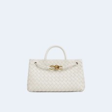 보테가 베네타 스몰 안디아모 백 E/W 화이트